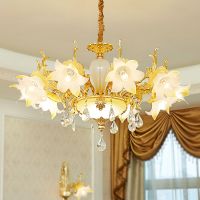 欧式吊灯客厅灯简约现代餐厅灯饰 法式吊灯led水晶灯简欧卧室灯具