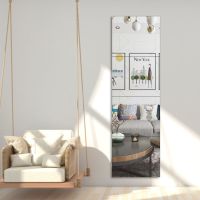 全身镜无框穿衣镜组合贴墙卧室宿舍寝室试衣镜子免打孔化妆美容镜|超清22*22四片+贴胶