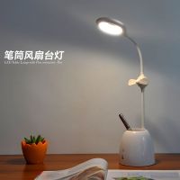 小台灯护眼书桌写字学生学习专用充电插电两用宿舍led台风床头灯