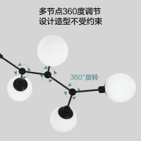 后现代吊灯客厅灯饰简约百搭餐厅卧室大气北欧分子灯具dd