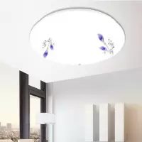 led吸顶灯圆形卧室灯现代简约客厅灯房间阳台过道厨房餐厅灯具饰