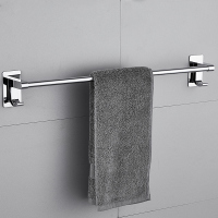 毛巾架免打孔卫生间不锈钢浴巾架浴室挂架子厕所置物架毛巾杆单杆