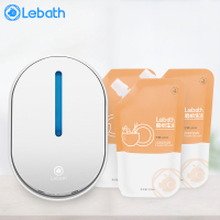 乐泡 自动洗手液感应出泡沫皂液机儿童家用壁挂式皂液器|[乐小泡+洗洁精*3]附赠120ml洗手液