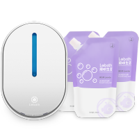 乐泡 自动洗手液感应出泡沫皂液机儿童家用壁挂式皂液器|[乐小泡+沐浴露*3]附赠120ml洗手液