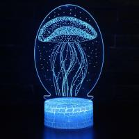 小夜灯生日礼物led插电床头灯护眼创意3d卧室灯小台灯遥控喂奶灯