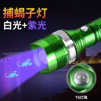 蝎子灯可充电专用捕蝎紫光灯超亮led白加紫光二合一强光手电头灯