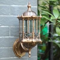 欧式壁灯户外庭院灯防水阳台室外灯别墅外墙挂壁灯led照明灯