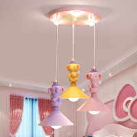 儿童房吊灯女孩男孩大象现代简约ins网红公主房间温馨护眼卧室灯