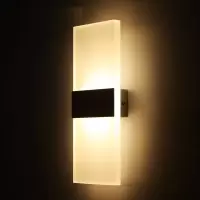 led壁灯床头灯卧室现代简约客厅楼梯间过道阳台走廊灯方形墙壁灯