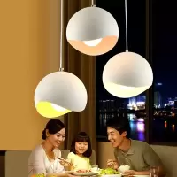 餐厅吊灯现代简约灯led吊灯创意三头餐吊灯单头吧台饭厅灯具