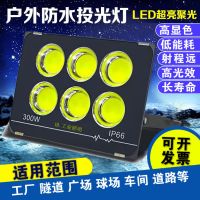 led户外射灯 防水投光灯超亮蓝足球广场工地厂房车间照明探照灯
