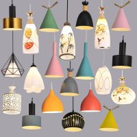 北欧餐厅吊灯创意个性三头饭厅现代简约单头奶茶店吧台卧室吊灯具