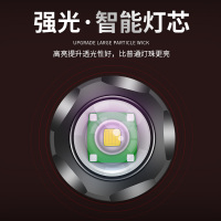 光变焦手电筒小便携远射户外探照充电超亮led疝气灯