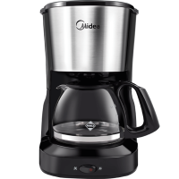d101美式咖啡机意式家用全自动滴漏式迷你煮咖啡壶小型办公室I8|银黑色
