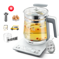 [免费换新]养生壶玻璃全自动多功能烧水壶燕窝炖煮黑茶花茶|05A白色炖盅款