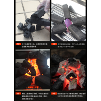 多功能耐火小炭炉火锅家用瓦片烧烤炉泥炉烤肉炭炉老式陶土炉商用|环保无烟炭(5斤)