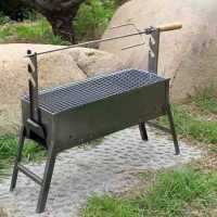 烤羊腿烧烤炉烤羊腿的烧烤炉烤羊腿的炉子烤羊腿烧烤架折叠烧烤炉|50*20羊腿炉（送烤网+烤叉）