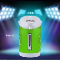 智能铁三角大容量家用自动保温除氯再沸腾电动热水烧水饮水壶恒温|草绿色3L