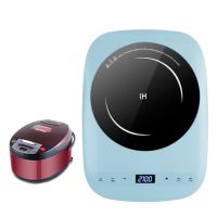 电磁炉家用特价爆炒多功能火锅炉电池炉灶饭煲|单炉+电饭煲ZK11水滴蓝