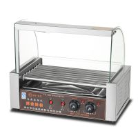 烤香肠热狗机烤肠机商用小型烤火腿肠丸子机迷你全自动|七管