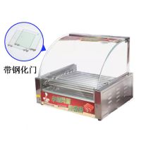 烤香肠热狗机烤肠机商用小型烤火腿肠丸子机迷你全自动|十管带门