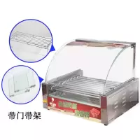 烤香肠热狗机烤肠机商用小型烤火腿肠丸子机迷你全自动|十管带门带架
