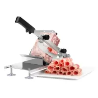 家用羊肉卷切片机火锅肉薄冻肉多功能刨肉机牛羊肉小型不锈钢手切|17CM