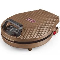 炫彩电饼铛38cm加深电饼铛烙饼机烤饼锅电火锅披萨锅|38CM钻石香槟金(3.5加深款)