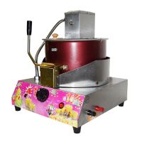 爆米花机燃气台式商用摆摊用手摇全自动 球形蝶形炸爆米花锅机器|电动款