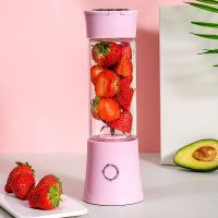 充电式便携式榨汁机电动迷你学生水果豆浆小型家用果蔬辅食果汁机|精品樱桃粉【二代+五大赠品】