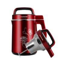 出口欧美】多功能全自动加热免煮现磨五谷豆浆机家用榨汁机辅食机|全钢机头底盘加热红色05豆浆机