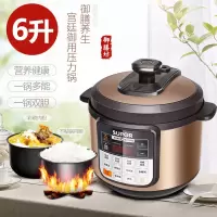 电压力锅双胆5l6l压力锅高压锅智能家用多功能|6L智能电压力锅[双胆]
