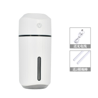 车载加湿器家用卧室汽车用喷雾加香水迷你空气净化器香薰车内车上|白色[超静音-大喷雾]送充电线