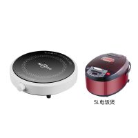 圆形防水电磁炉多功能旋钮小型迷你2200w火锅炉家用宿舍炒锅|套餐十二