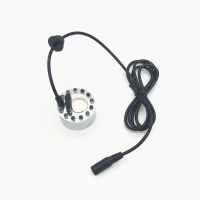 假山喷泉流水加湿器鱼缸鱼池起雾水雾器盆景水陆缸起雾烟雾造雾器|单个合金带灯喷雾头(不含电源)