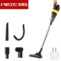 无线吸尘器家用小型手持式静音迷你强力大功率充电无绳机可车载用|无线手持黄黑款(加强500W全配件)