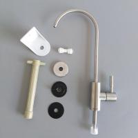 净水器2分鹅颈龙头304不锈钢厨房净水机ro纯水机直饮水双控水龙头|304不锈钢单水+接头+吊片+套桶