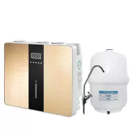 智能型六代6代ro反渗透纯水机净水器净水机过滤器过滤机|六代八级金色自吸