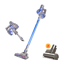美国无线吸尘器家用小型强力大吸力充电手持推杆超静音除螨Z3|蓝色780标配+电动除螨刷