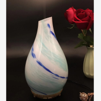 小型加湿器创意空调家用卧室静音孕妇婴儿空气办公室净化生日礼物X7|香美人+圆弧深色底+2精油+不定位花