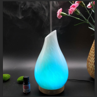 小型加湿器创意空调家用卧室静音孕妇婴儿空气办公室净化生日礼物X7|微瑕彩霞+不显眼+深色圆底+1支精油