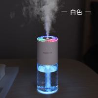 车载氛围灯加湿器香薰机汽车用空气净化器喷雾加香水雾化车内车上I5|贵族白[七彩投影灯★自动定时关机]