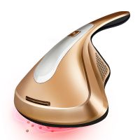 除螨仪家用吸尘器小型床铺杀菌机床上去螨虫仪器除螨神器|基础款金色+4个滤芯