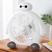 卡通便携办公室家用学生宿舍床上小型电风扇迷你静音床头台式电扇