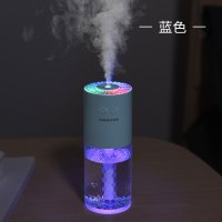 车载氛围灯加湿器香薰机汽车用空气净化器喷雾加香水雾化车内车上|天空蓝【七彩投影灯★自动定时关机】