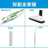 吸尘器家用小型超静音强力家庭除螨大功率多功能手持大吸力|绿色(升级一键倒尘) 标配+10件套+2个滤芯
