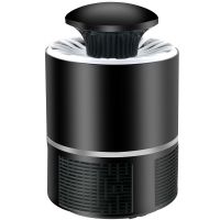 灭蚊灯灭蚊器驱蚊神器家用无辐射卧室静音吸蚊灯物理蚊子器驱蚊灯|尊享版-黑色