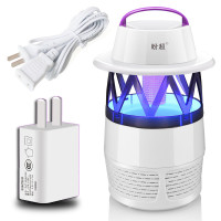 盼超灭蚊灯家用灭蚊器usb驱蚊器婴儿灭蚊灯静音无辐射驱蚊子捕蚊|白色+USB插头+延长线