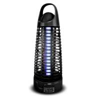 优目明电击灭蚊灯灭蝇灯无辐射家用卧室灭蚊器商用餐厅捕蚊驱蚊器|黑色塔型2瓦