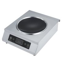 商用电磁炉凹面3500w-4200瓦-5000kw大功率家用爆炒电磁灶锅一体|3500W凹面电磁炉彩屏款+炒锅